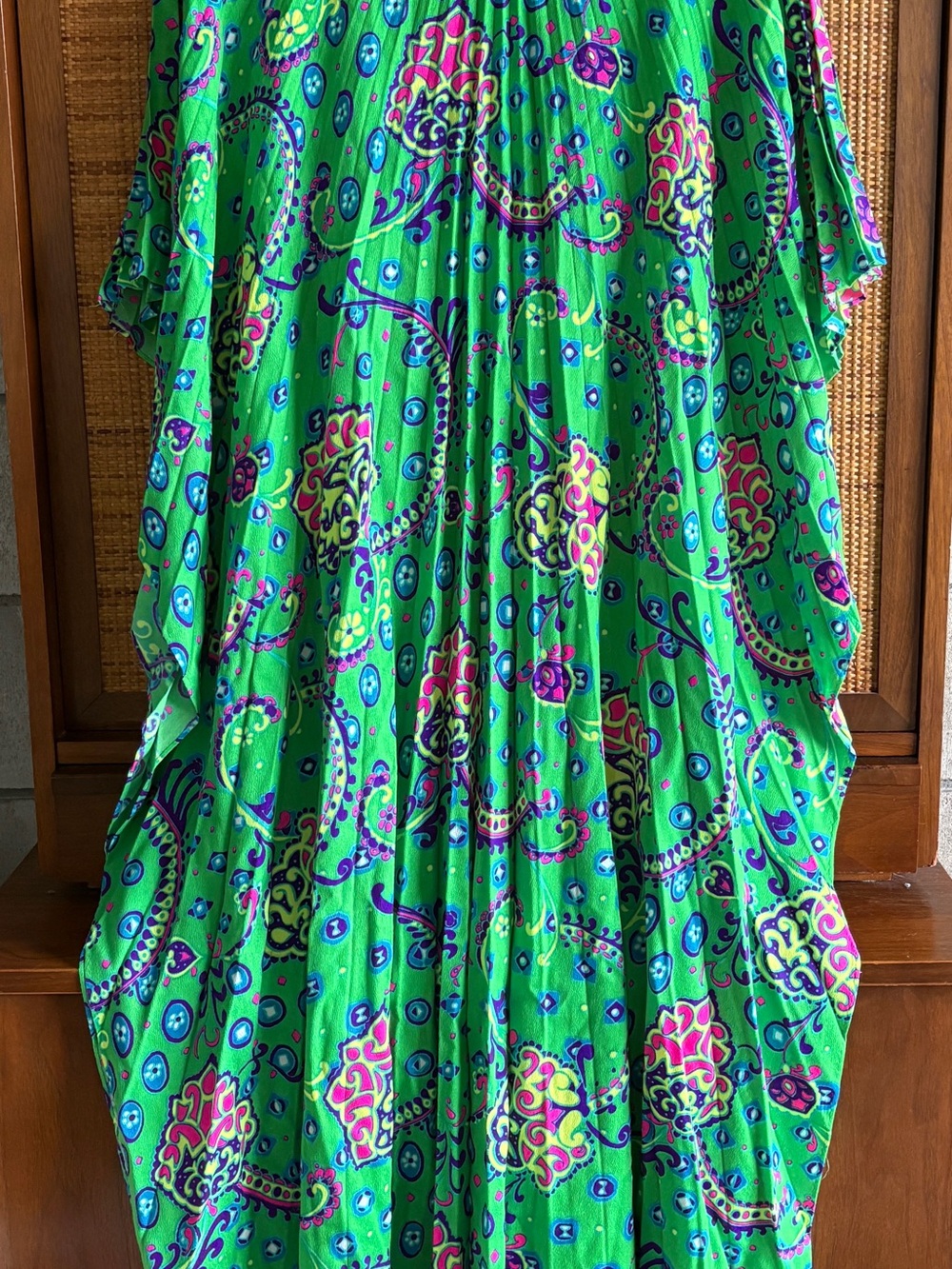 RARE 1960s/70s Kamehameha Paisley Kaftan